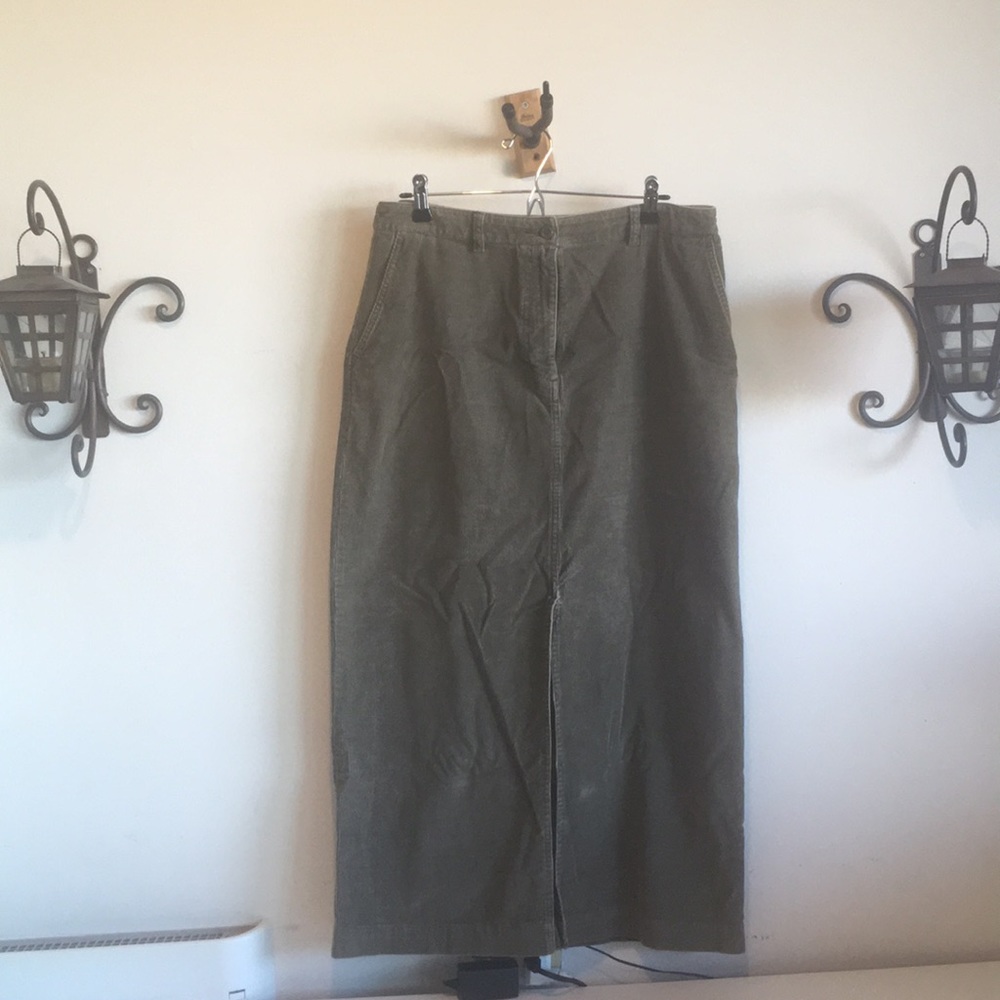 Eddie Bauer Cotton Denim Skirt